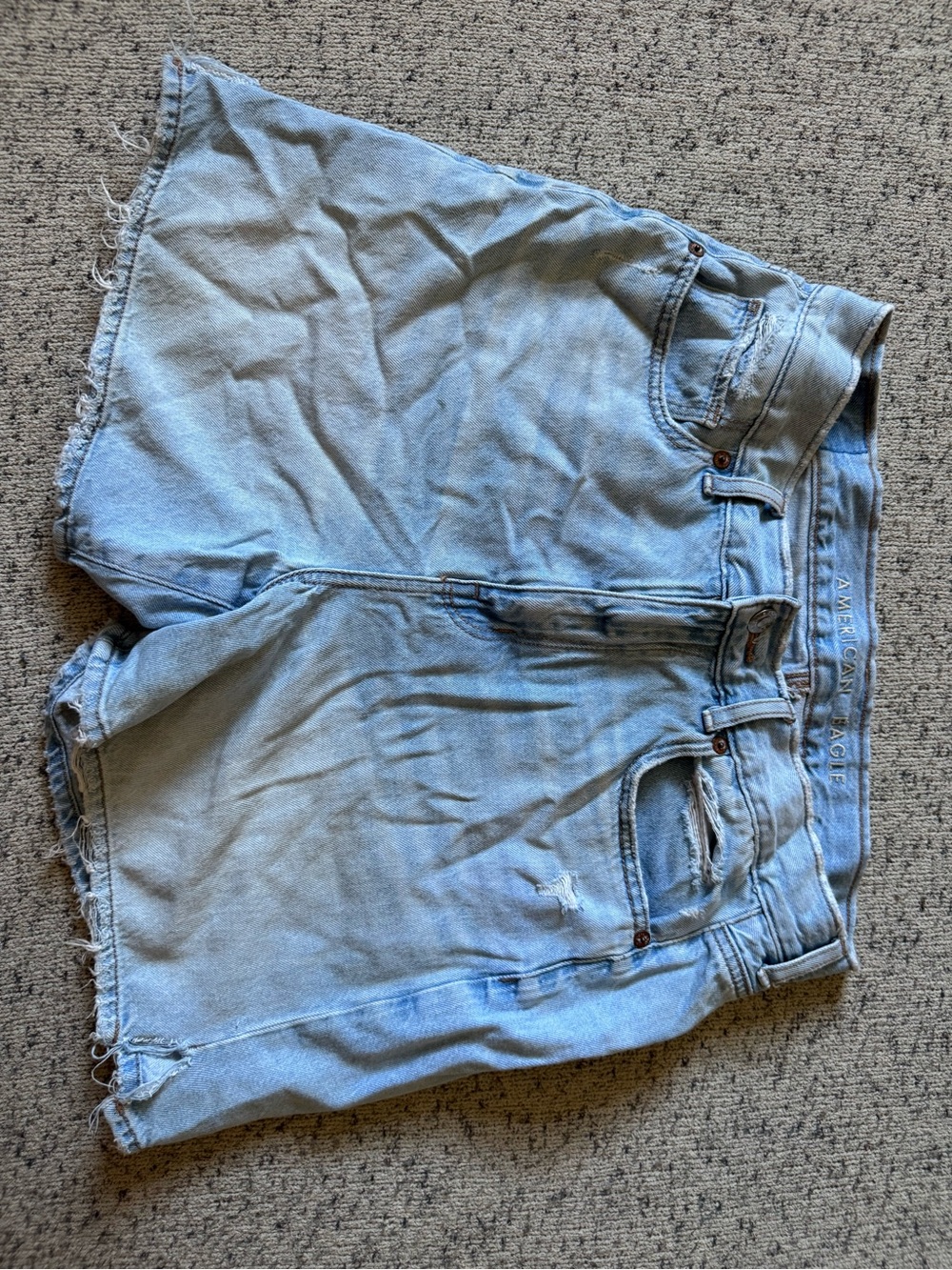 American Eagle Outfitters Light Blue Denim Jean Shorts